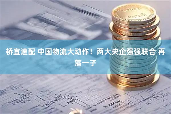 桥宜速配 中国物流大动作！两大央企强强联合 再落一子